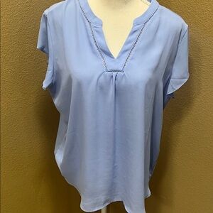 41 Hawthorn Sky Blue Blouse